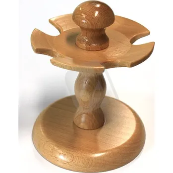 Razítko Audit-web Stojánek na razítka jednopatrový, 5 míst, dřevo