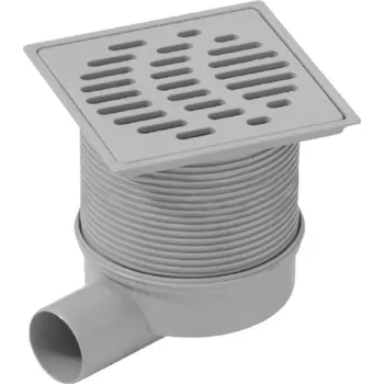 Odvodňovací žlab Dakota Vpusť boční teleskopická PP/PP 150 x 150, cena za ks