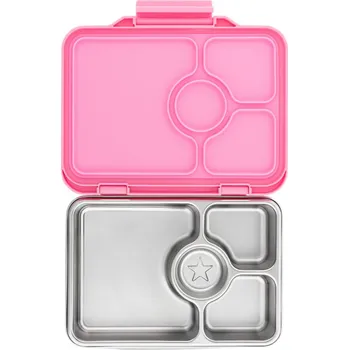 Svačinový box Yumbox Bento nerezový a nepropustný svačinový box - Versailles Pink