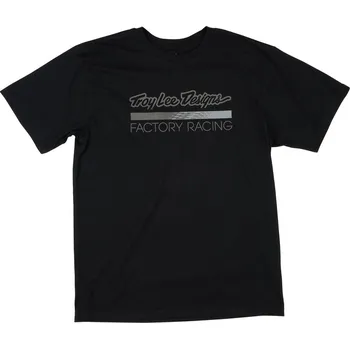 Oblečení a móda Triko s krátkým rukávem TROY LEE DESIGNS FACTORY RACING BLACK / REFLECTIVE (70166905) - 2XL