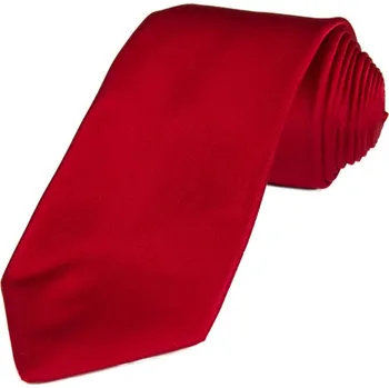 Kravata Kravata ČH 7 cm satén červená