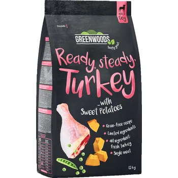 Krmivo pro psa 1,5kg Greenwoods Krůta s batáty, hráškem a dýní