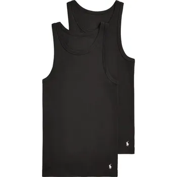 Pánské tričko Bavlněný top Polo Ralph Lauren 2-pack 714959333 černá 99X, vel. M