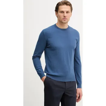 Pánský svetr Bavlněný svetr United Colors of Benetton 1098U1I76 modrá 95X, vel. L