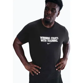 Pánské tričko Pánské tričko Nike Dri-Fit Winning black