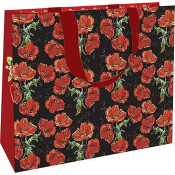 Dárková taška Dárková taška s ražbou velká Makové pole