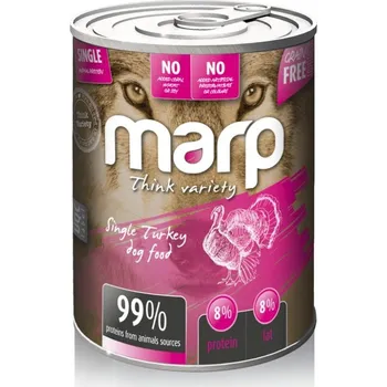 Krmivo pro psa Marp Dog konzerva Variety Single Turkey 400g