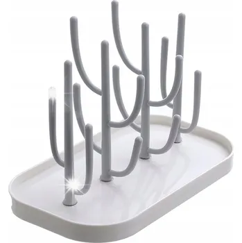 Odkapávač na nádobí Odkapávač na lahve šedý pro miminka