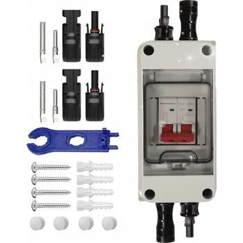 Bezpečnostní kamera ODPOJOVAČ FOTOVOLTAICKÝCH PANELŮ VODĚODOLNÝ PC-ABS S OCHRANOU PROTI PŘETÍŽENÍ