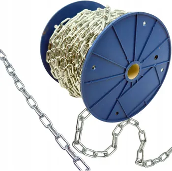 Železářství Ekonomický řetěz KOVOVÝ POZINK D1 krátký článek 4 mm PRO HOUPAČKU 1MB