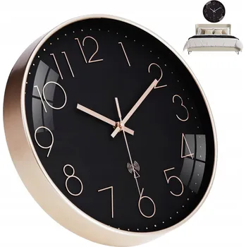 Hodiny Nástěnné hodiny Bedee černé 30 cm