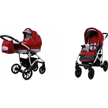 Kočárek Dětský kočárek 2v1 BabyLux LARGO – sporťák a hluboká korba, lehký, s taškou