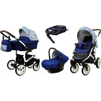 Kočárek Kočárek 4v1 BabyLux Optimal: sportovní kočárek, hluboká korba, autosedačka ISOFIX