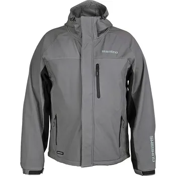 Volný čas Bunda Shimano Soft Shell Jacket Grey Velikost M