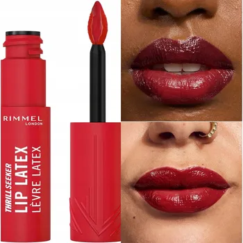 Lesk na rty Rimmel Thrill Seeker Lip Latex Lesk na rty 400 Rimmel Red
