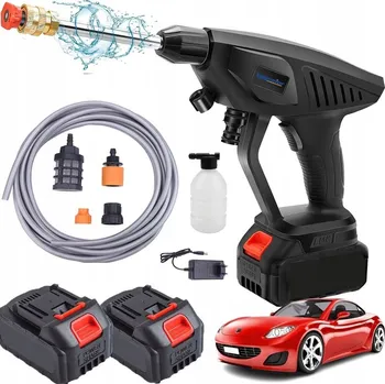 Vysokotlaký čistič VÝKONNÁ TLAKOVÁ MYČKA BEDEE 60 BAR + 2 BATERIE 2400MAH