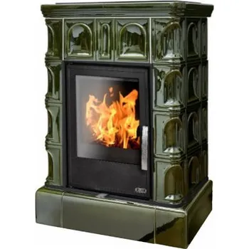 Krbová kamna ABX Britania KP I kachlový sokl zelená