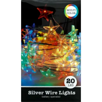 Vánoční dekorace Vánoční osvětlení na stromeček 1,05 m, 11 - 20 žárovek