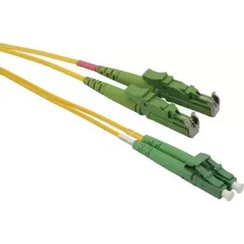 Síťový kabel Solarix optický kabel E2000-LC APC 2m (SXPC-E2000/LC-APC-OS-2M-D)