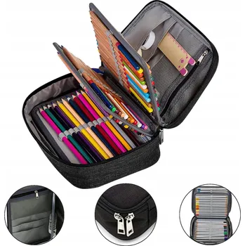 Penál 4-komorový penál | 72dílný penál | Voděodolný penál pro školáky