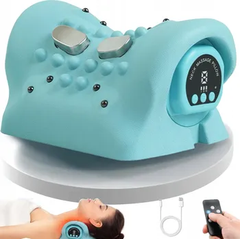 Masážní přístroj MASÁŽNÍ PŘÍSTROJ POLŠTÁŘ SHIATSU PRO MASÁŽ ZAD, KRKU, NOHOU A CELÉHO TĚLA S FUNKCÍ NAHŘÍVÁNÍ