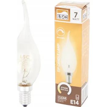Žárovka LSC svíčková žárovka E14 Teplá bílá 6W Stmívatelná