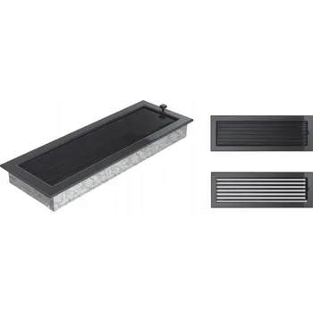 Větrací mřížka Mřížka malovaná Kratki šedá