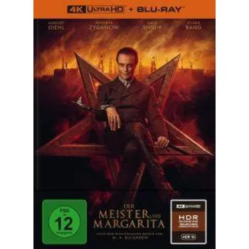 Blu-ray film Der Meister und Margarita - Limitiertes Mediabook (4K Ultra HD + Blu-ray) – August Diehl (AR)