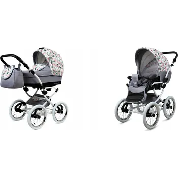 Kočárek Dětský kočárek 2v1 s korbičkou a sporťákem BabyLux Margaret