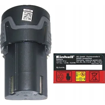 Akumulátor Li-Ion Einhell 12 V 1,3 Ah