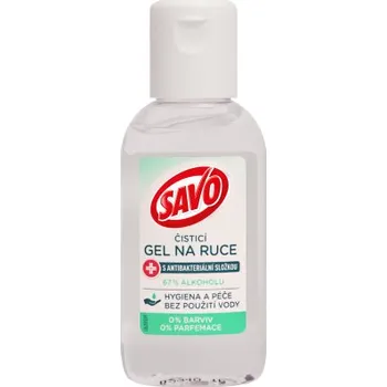 Savo Čistící gel na ruce s antibakteriální složkou, 50 ml
