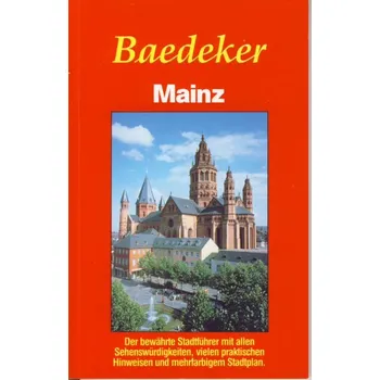 Baedeker průvodce Mainz 1. edice německy BAED