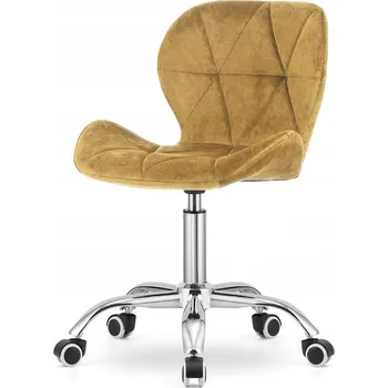 Kancelářská židle Lugano OFFICE, béžový velur, s nastavitelnou výškou