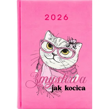 Kalendář Knižkový kalendář 2026 A5 FunnyCase růžový