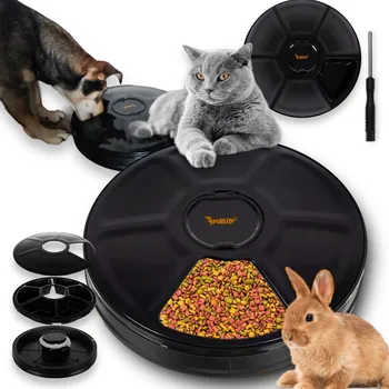 Miska pro psa Inteligentní 6komorový dávkovač krmiva PetWant F6