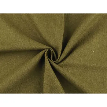 Bavlna surová, barva 6 (20) zelená khaki