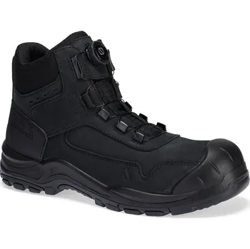 PORTWEST STEEL NUBUCK S3 FC39 / Kotníková kožená obuv S3 HRO SR FO SC - černá 44