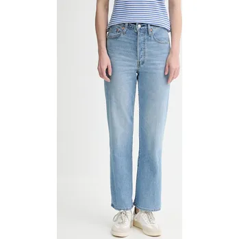 Dámské džíny Džíny Levi's RIBCAGE STRAIGHT ANKLE 72693 modrá 50A, vel. 25/27