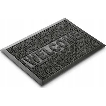 Hotová gumová/textilní rohožka 45 x 75 cm