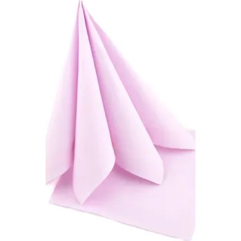 Papírový ubrousek Ubrousky celoroční růžové, 38x38cm, 2-vrstvé