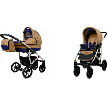 Kočárek Dětský kočárek 2v1 BabyLux LARGO – sporťák a hluboká korba, lehký, s taškou