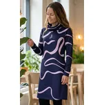 Dámská prodloužená mikina premium ALTISPORT VOJ/ALW088MI06 FIALOVÁ M