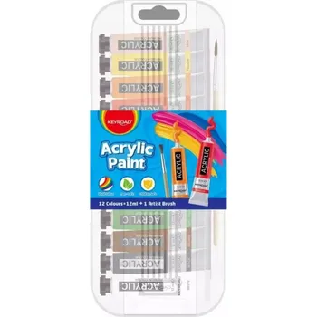 Vodová barva Akrylové barvy KEYROAD 12x12ml Keyroad