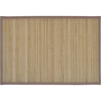 prostírání Bambusové prostírání 30x45 cm, hnědé, 6 ks