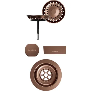 Kuchyňský dřez Části dřezu v provedení Copper brushed, Schock 400075COB