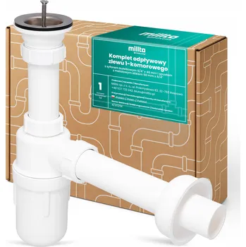 Sifon LAHEV SIFON PRO JEDNODŘEZ 6/4'' 40 mm Sítko Zátka KOMPLET W2-M