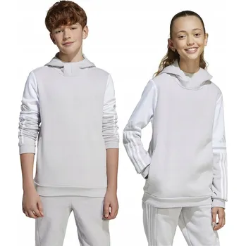 Chlapecká mikina Dětská mikina adidas Performance JD4808 šedá 09X, vel. 140