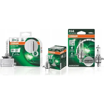 Povinná bezpečnostní výbava Žárovky Osram Ultra Life (4letá záruka) H4 60/55 W 2 ks