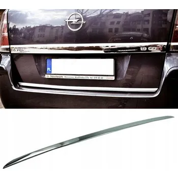 Lišta karosérie 4 cm - CHROMOVÁ LIŠTA NA VÍKO ZAVAZADLOVÉHO PROSTORU - OPEL ZAFIRA B