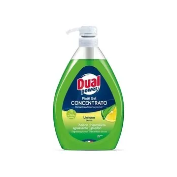 Mycí prostředek Dual Power profesionální koncentrát na mytí nádobí s Pumpičkou Limone 1 l